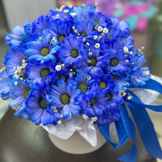 Цветы в коробке 💙