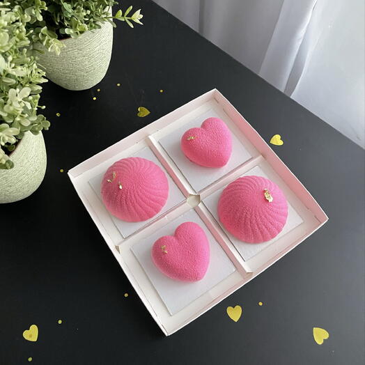 Пирожное муссовое к 14 февраля