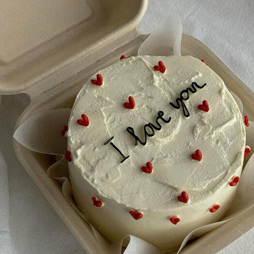 Бенто торт I love