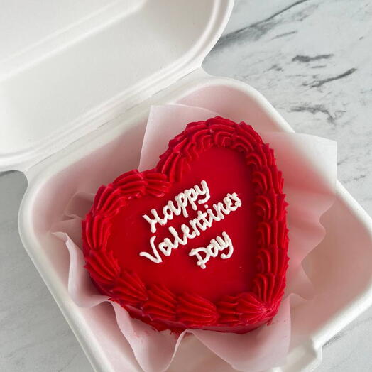 Бенто-торт "Happy Valentines Day"