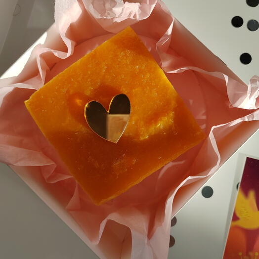 Пирожное Апельсин нектарин без сахара, квадрат