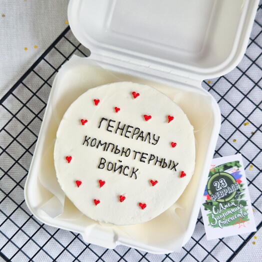 Бенто-торт Генералу компьютерных войск