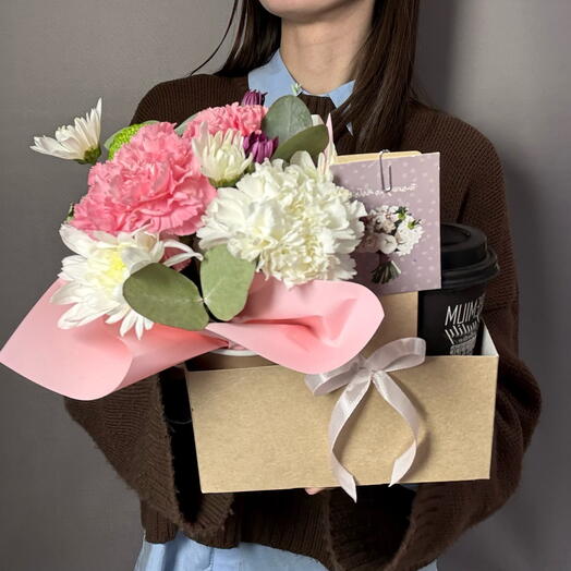 Кофе с цветами🌸комплимент
