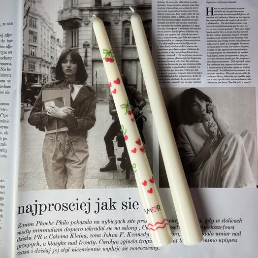 Свечи с росписью