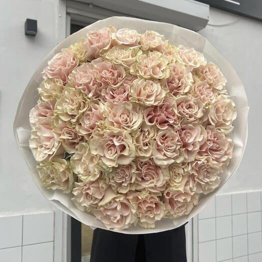 ВАУ-букет французских роз Pink Mondial