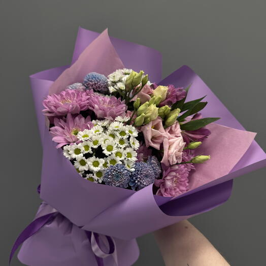 Нежный фиолетовый букет 💐