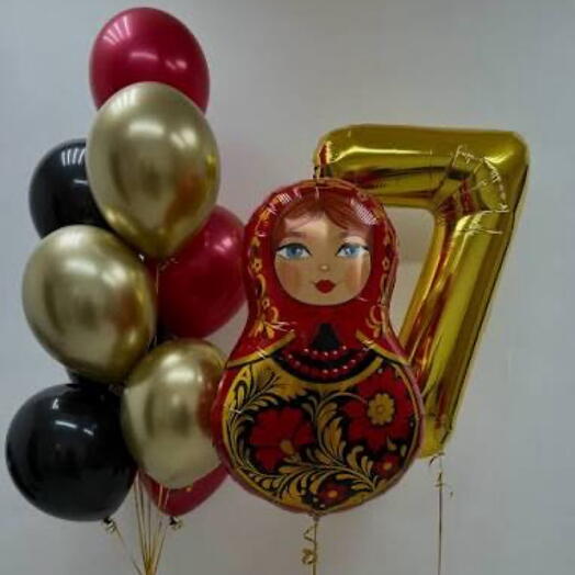 Шары Русская Матрешка