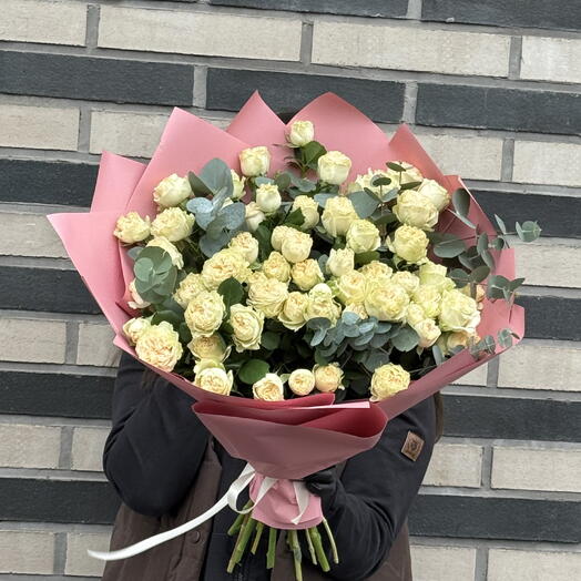 Солнечный букет роз