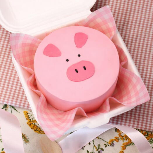🐷Бенто-торт поросенок, милая свинка в подарок подруге
