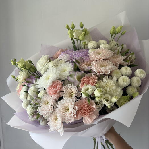 Большой сборный букет 🌸☘️💗💞