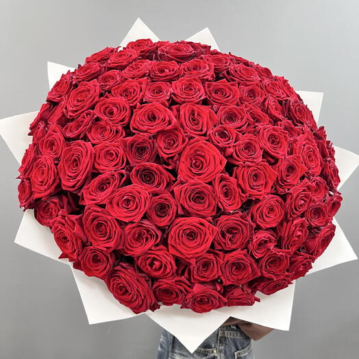 Букет 101 красная Роза 🌹