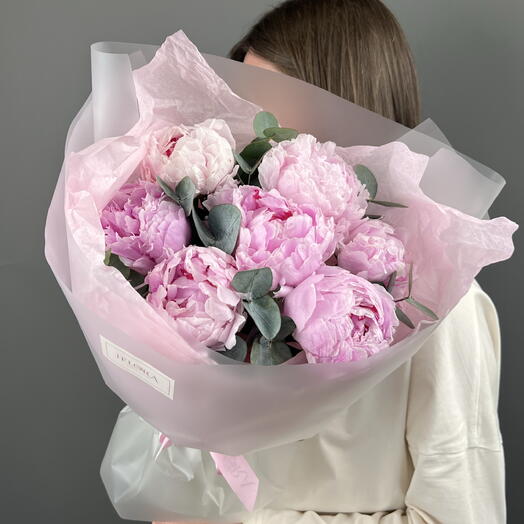 Pink peonies