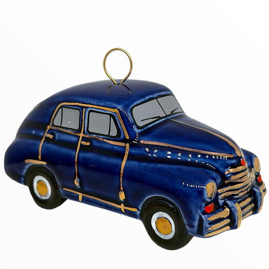 Ёлочная игрушка "Победа" М-20 (Фарфоровая мануфактура)кобальт