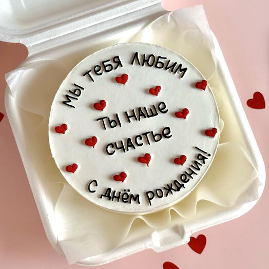 Бенто торт на день рождения 🎂 500-600 грамм