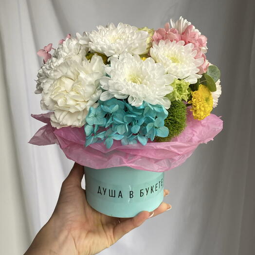 Мини-композиция в шляпной коробочке🦋