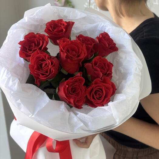 Милый букетик красных роз🌹(1)
