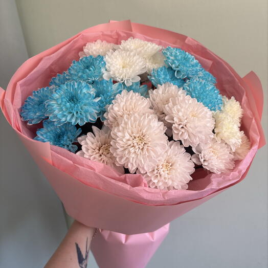 Букет из кустовой хризантемы микс😍