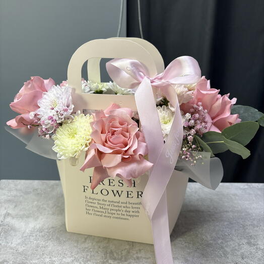 Сумочка с французскими розами🌸