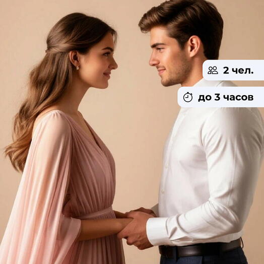 Любовь в каждом кадре. Фотосессия в студии для двоих