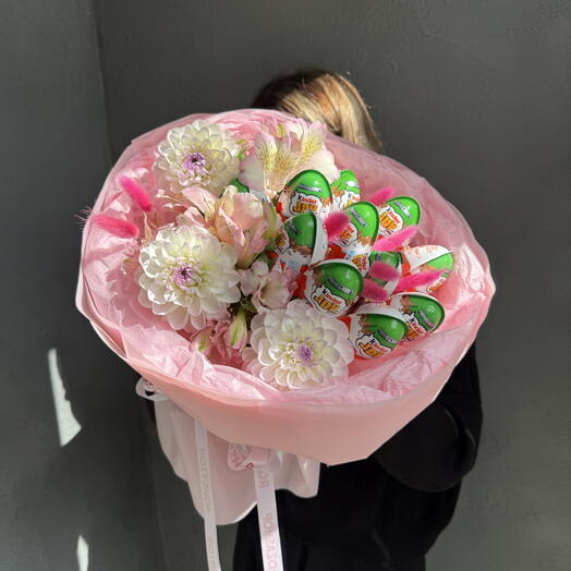 Сборный букет с киндерами