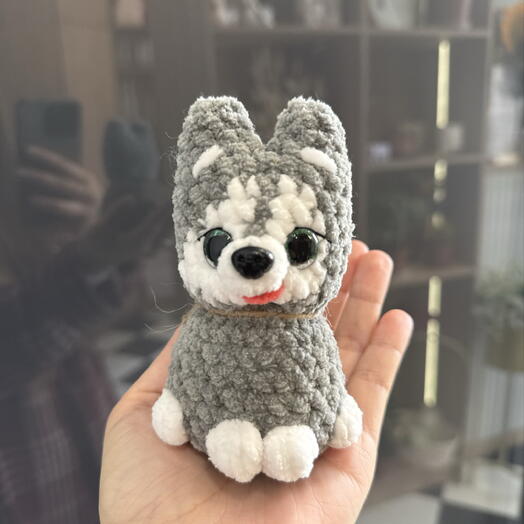 Пёсик ручной работы