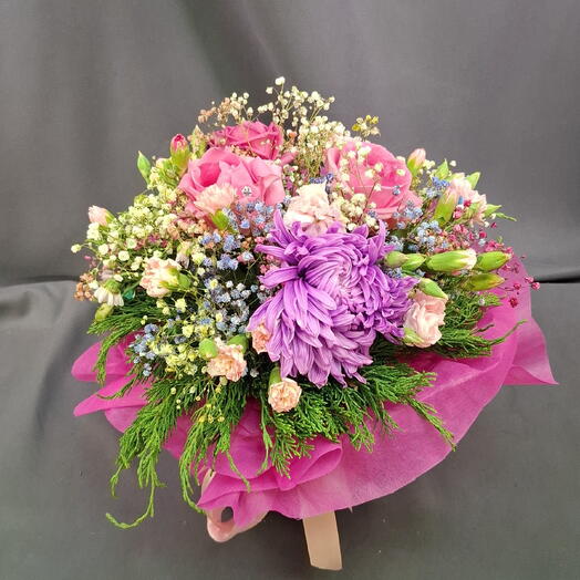 Малиновый тортик цветов 💐