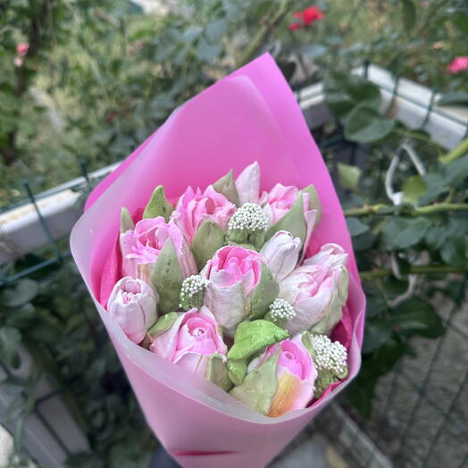 Букет из зефира
