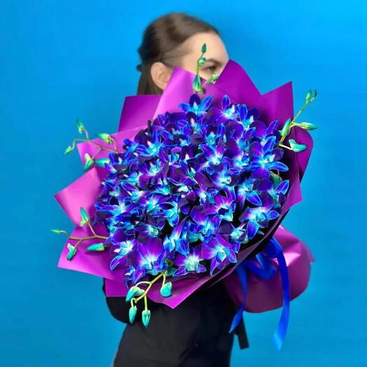 Букет Ты мой Космос. Монобукет 504 Leoraflowers