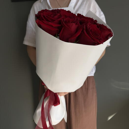 Red roses are a classic bouquet