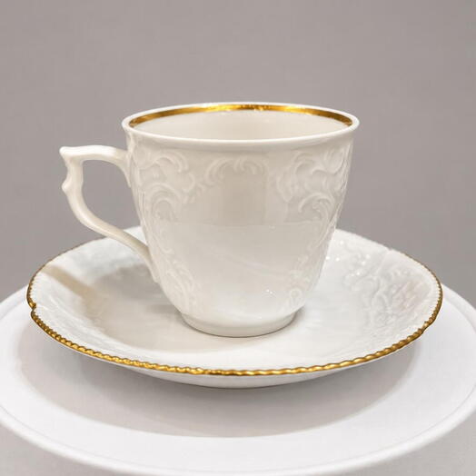 Винтажная кофейная пара Rosenthal Classic Roses в подарок на День Рождения