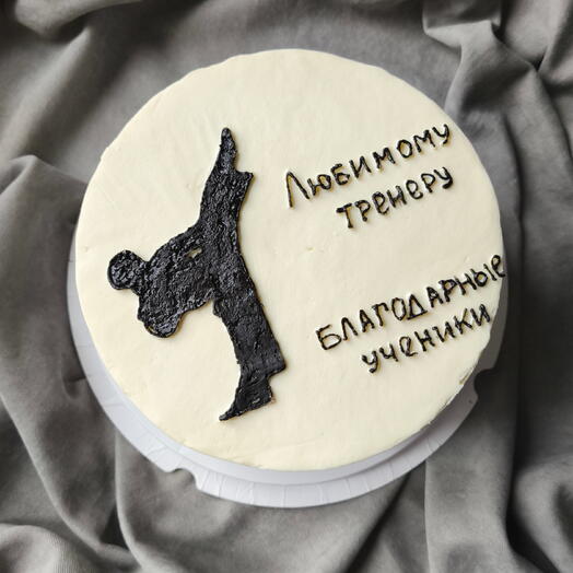 Торт Любимому тренеру по карате