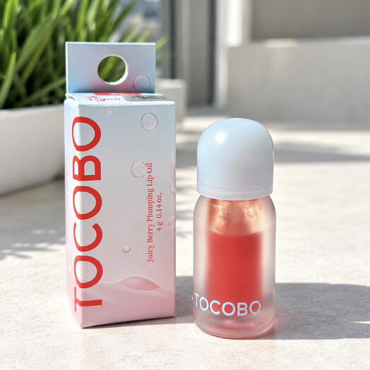 Охлаждающее масло-плампер для губ Tocobo Juicy Berry Plumping Lip Oil Glam Max