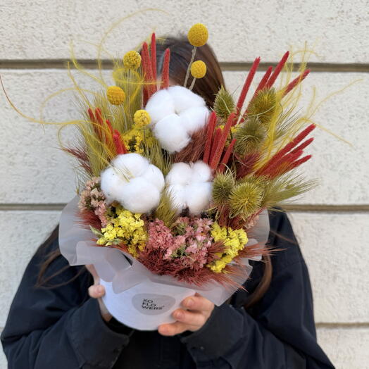 Композиция из сухоцветов «Карфаген» от XOFLOWERS