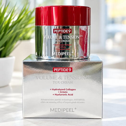 Питательный лифтинг-крем с 9 пептидами MEDIPEEL Peptide 9 Volume   Tension Tox Cream Pro