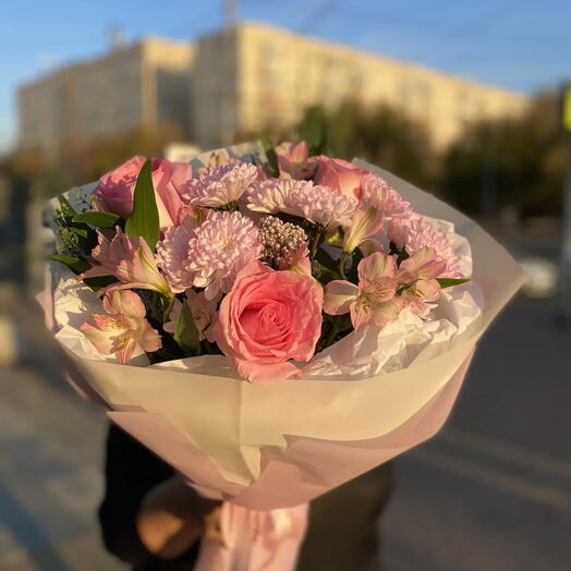 Букет "Розовое
очарование"