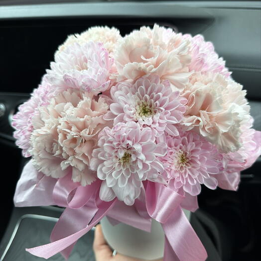 Зефирная композиция из хризантемы 😍🌸