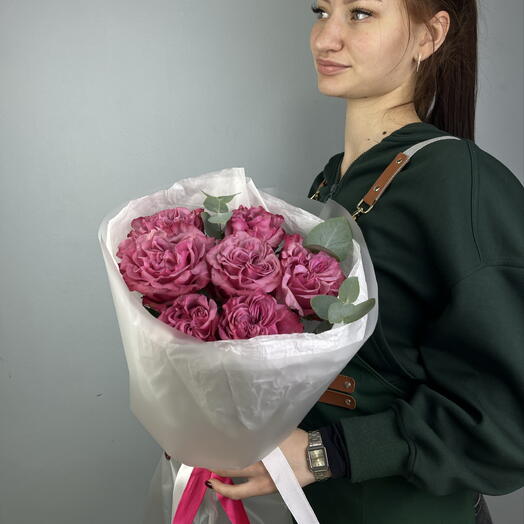 Букет из пионовидной розы