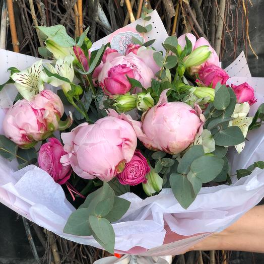 Букет с пионами 💕