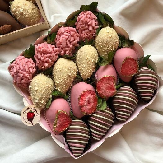 Клубника в шоколаде набор Клубничный🍓