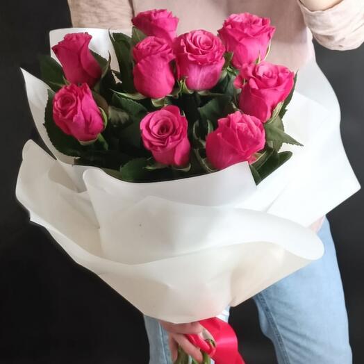 Ramo de 9 rosas rojas