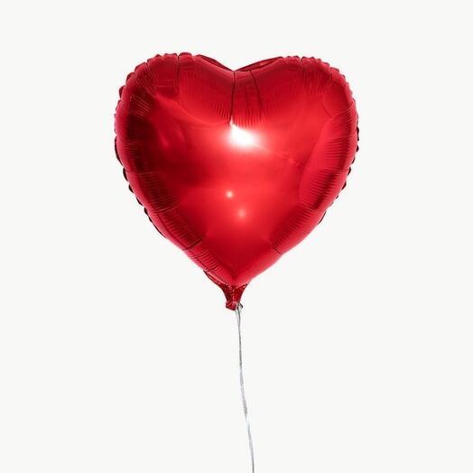 Fake balloon heart