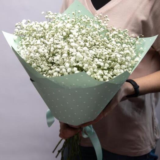 Bouquet of gypsophila