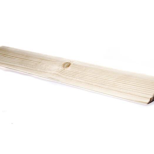 Polished wooden plank
