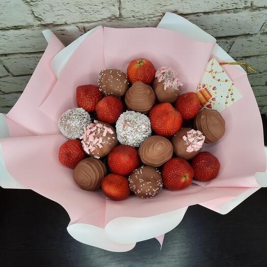 Fresas cubiertas de chocolate