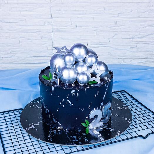 Pastel con bolas