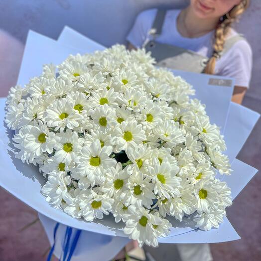 Большой букет из ромашек (хризантем)
