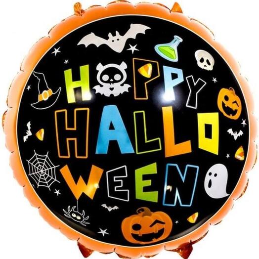 Фольгированный шар круг на Хеллоуин Halloween