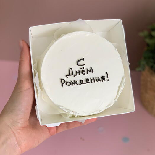 Бенто торт с поздравлением
