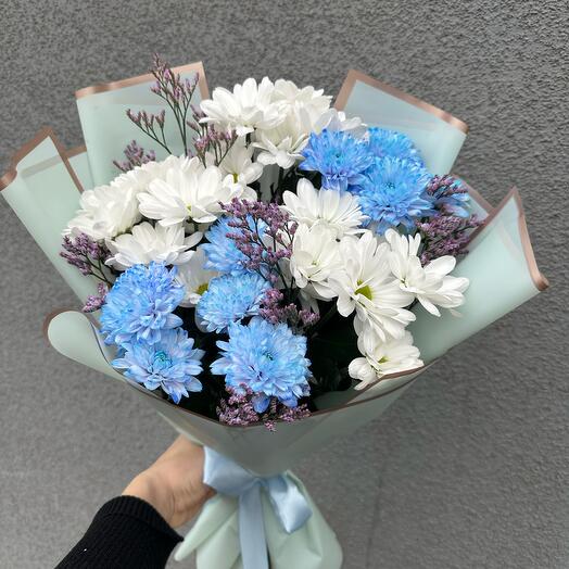 Букет хризантем кустовых