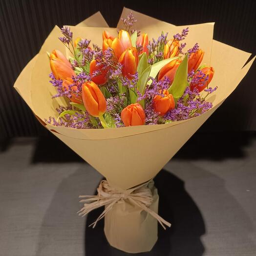 Vibrant Tulips Bouquet